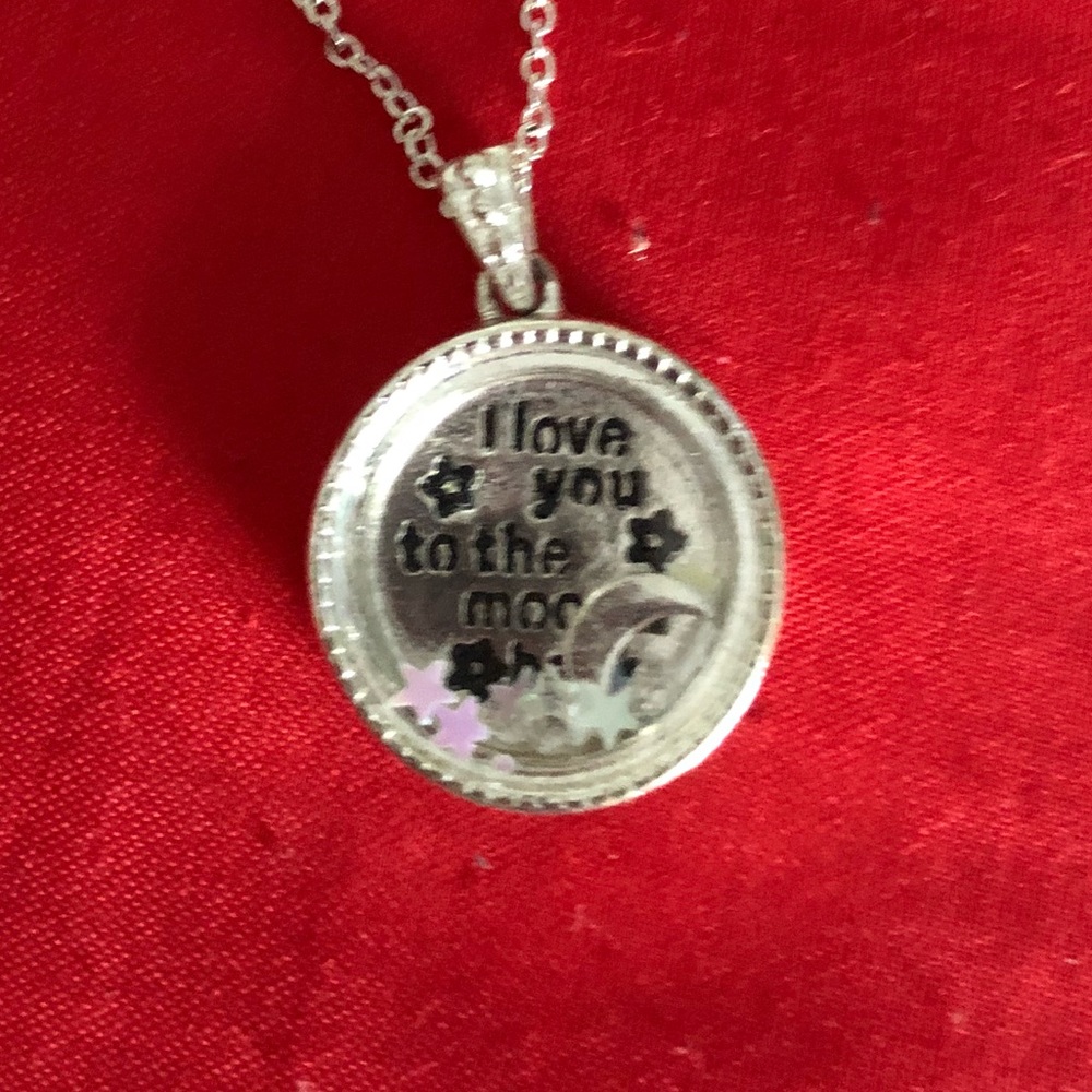 I love you to the moon and back necklace